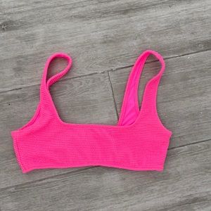 Pink pacsun bikini top